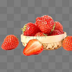 中秋蔬果图片_色泽诱人的草莓