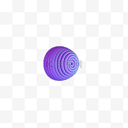 圆圈插画图片_紫色的圆圈免抠图