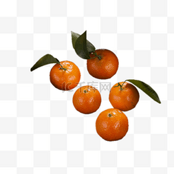 色泽诱人新鲜的橘子