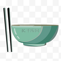 瓷碗图片_ 绿色瓷碗 