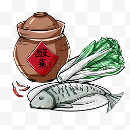 老坛酸菜鱼白菜