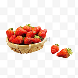 草莓一筐图片_一筐草莓