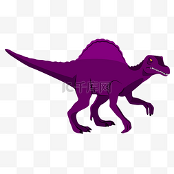 紫色恐龙图片_紫色恐龙 