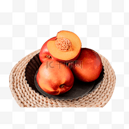 新鲜水果素材图片_油桃营养新鲜水果