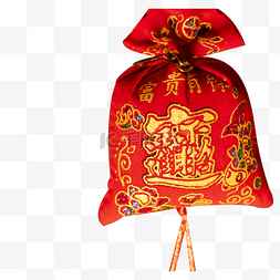 红色喜庆春节发财包