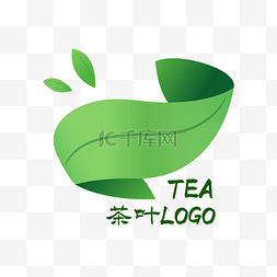 图书logo图片_绿色树叶茶叶LOGO