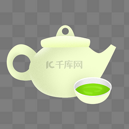 白色陶瓷茶具图片_陶瓷茶具绿茶茶水