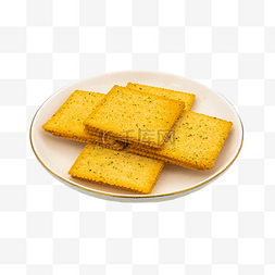 黄色葱香饼干