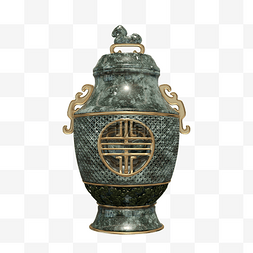 金科陶瓷logo图片_青色雕花瓷器大罐