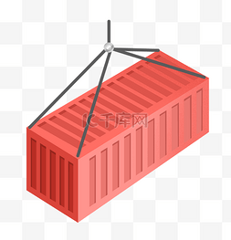 红色集装箱图片_红色集装箱器材