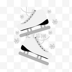 运动溜冰鞋图片_svg冬季户外时尚溜冰鞋