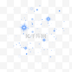 蓝色光线图片_蓝色光线星星渐变效果