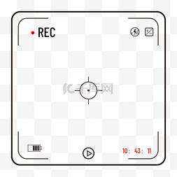 视频录制拍摄边框