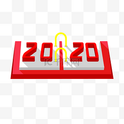 2020台历日历图片_日历2020立体日历