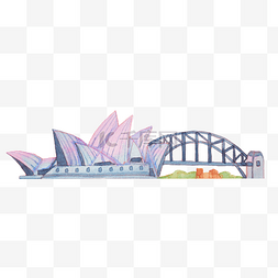 悉尼建筑ai图片_城市地标建筑悉尼