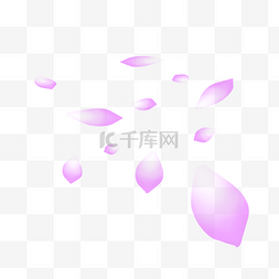 紫色浪漫情人节海报装饰