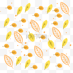 秋季植物底纹图片_秋天树叶底纹