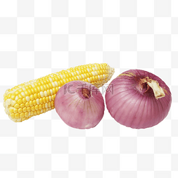紫色玉米图片_玉米洋葱蔬菜组合