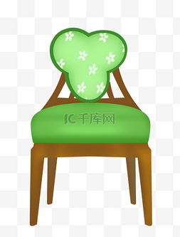 绿色椅子png图片_漂亮的绿色椅子插图