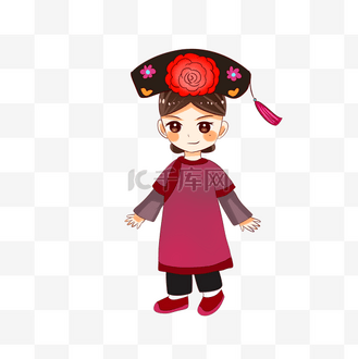 清朝图片素材_古代清朝丫鬟