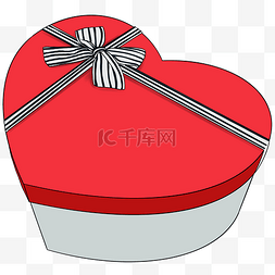母亲节红色心形礼盒