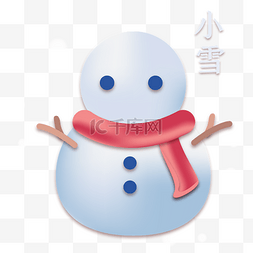 中国传统冬季图片_中国传统节气小雪雪人装饰