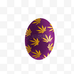 紫色的彩蛋免抠图