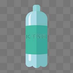 扁平化水瓶图片_彩色环保水瓶图标矢量ui素材