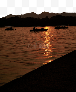 关于太阳的和图片_杭州西湖