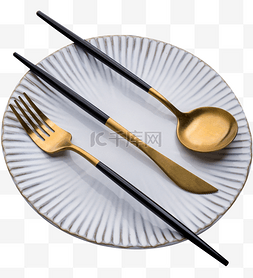 盘子叉子勺子刀餐盘