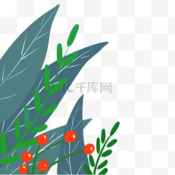 卡通装饰植物图片_夏季的卡通植物
