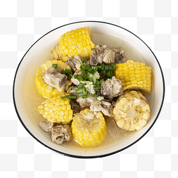 排骨米线米线图片_营养排骨玉米汤