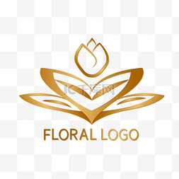 黄色金属花朵LOGO