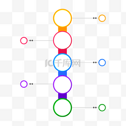 彩色时间轴图片_PPT流程时间轴