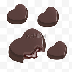 美食零食巧克力卡通