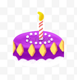 蛋糕蜡烛生日快乐