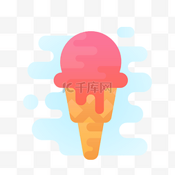 美味冰淇淋免抠图