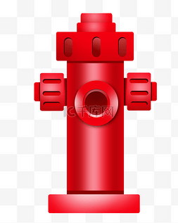 红色灭火消防栓