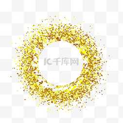 黄金粒子图片_金色粒子