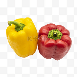 两个新鲜菜辣椒