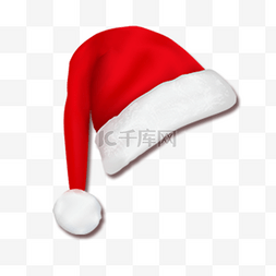 圣诞红色帽子图片_一个圣诞帽子