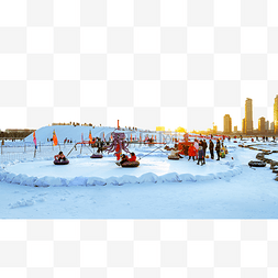 外景图片_呼和浩特冬季冰雪外景雪圈游玩项