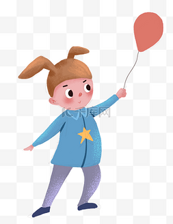 儿童节快乐星星气球
