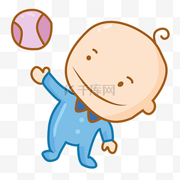 圆形的球图片_婴儿人物和玩具球