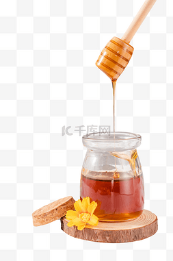 装蜂蜜的篮子图片_蜂蜜花蜜液体酿蜜
