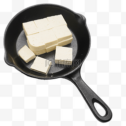 平底锅白豆腐