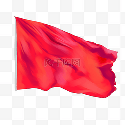 创意红色旗帜