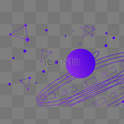 线星球图片_点线科技宇宙星空