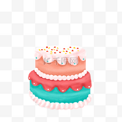 漂亮的生日蛋糕图片_大型生日蛋糕免抠图