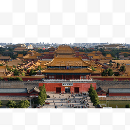故宫瓦墙图片_北京故宫博物院